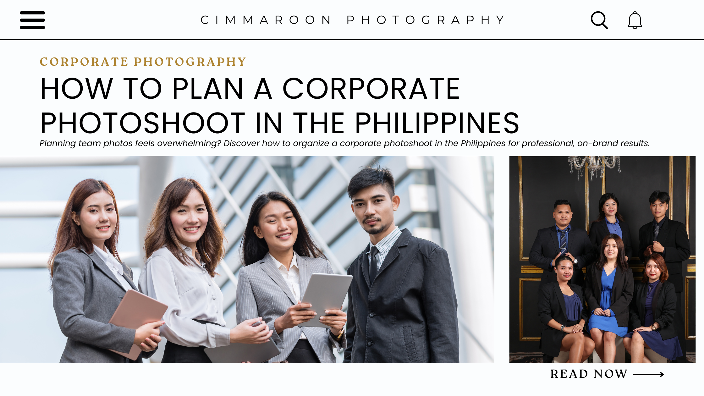 How to Plan a Corporate Photoshoot in the Philippines From Start to Finish